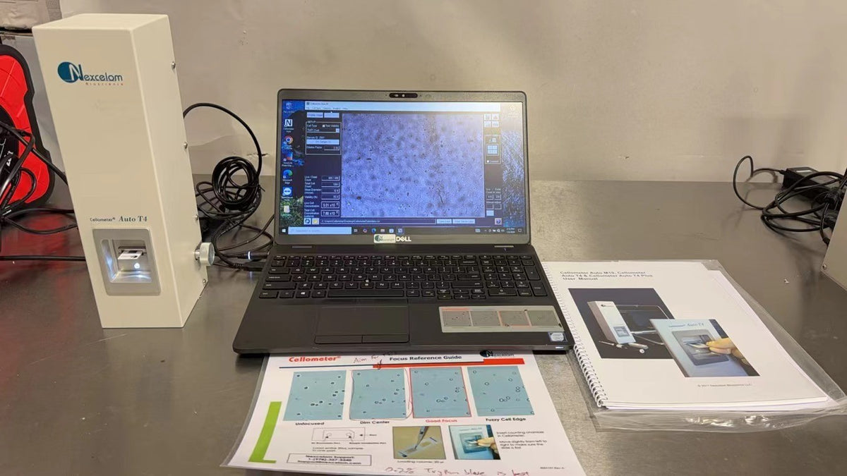 Nexcelom Cellometer Auto T4 Automated Cell Counter w/ Laptop & Software