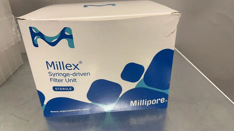 Millipore SLGVR33RB Millex-GV Syringe Filter Unit, 0.22 µm, PVDF, 250/PK