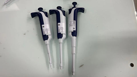 Set of 3 Rainin Pipet Lite XLS LTS pipette L20 200 1000 Tested