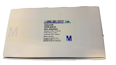 Millipore SeQuant® ZIC®-pHILIC (5 µm) HPLC Columns 1504600001 150 mm x x 2.1 mm