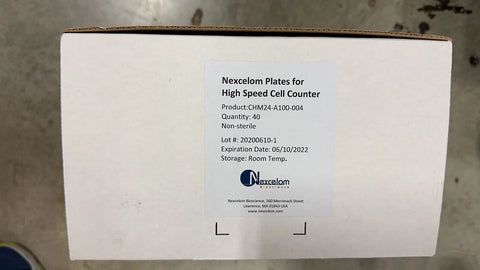 Nexcelom plates for high speed cell counter, 40 plates/Cs