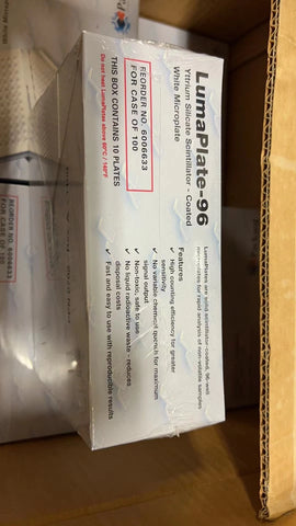Sealed! LumaPlate-96 Well, White Opaque 96-well Microplate 6006633 - 80 count