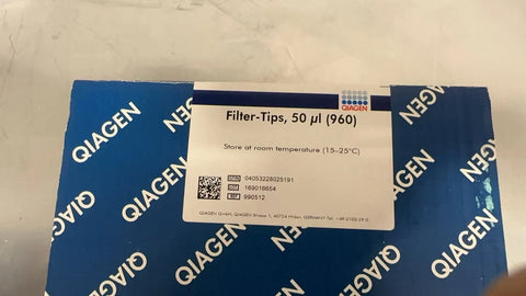 QIAGEN QIAgility 990512 Filtered Tips , 50ul, 960 tips/box, 3 boxes left