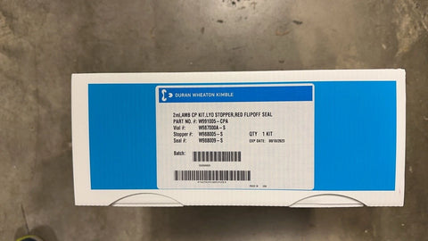 WHEATON W991005-CPA COMPLETEPAK Kit, 2mL, LYO STOPPER, SEAL