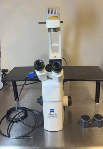 Zeiss Axio Vert.A1 Inverted Fluorescence Microscope w/ Axiocam 105 & 4 Objective