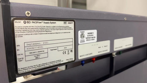 2021 Becton Dickinson BD FACSFlow Supply System 349277
