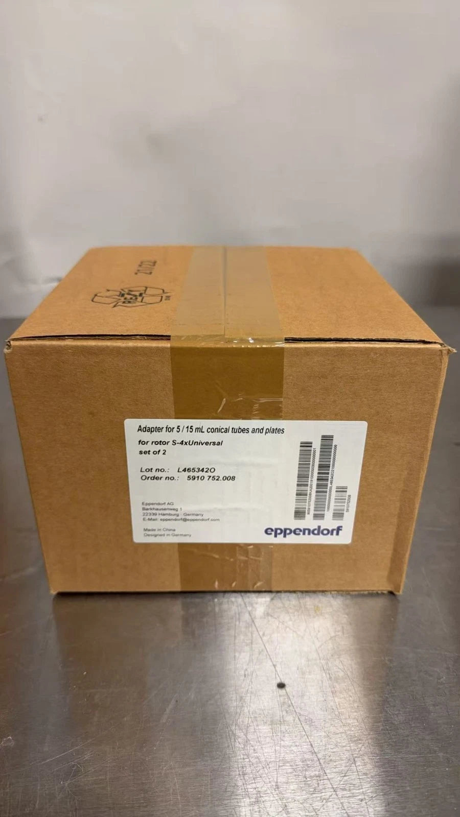 Eppendorf 5910752008 S-4xUniversal Adapters F/ 5 / 15 mL Tubes & Plates