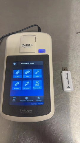 Thermo Invitrogen Qubit 4 DNA RNA Oligo Ion Protein Fluorometer w/warranty