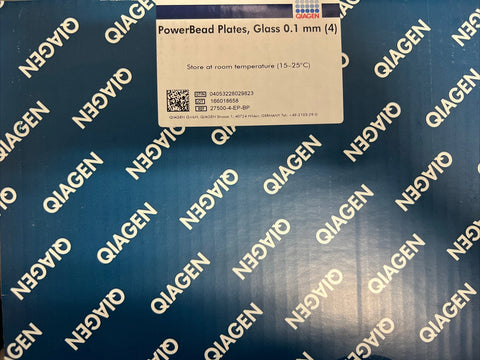 Qiagen powerbead plates glass 0.1 mm (4) Brand New In Box