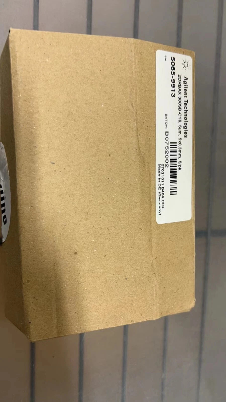 Agilent 5065-9913 ZORBAX 300SB-C18, 5 µm, 0.30 x 5 mm cartridges, 5/pk