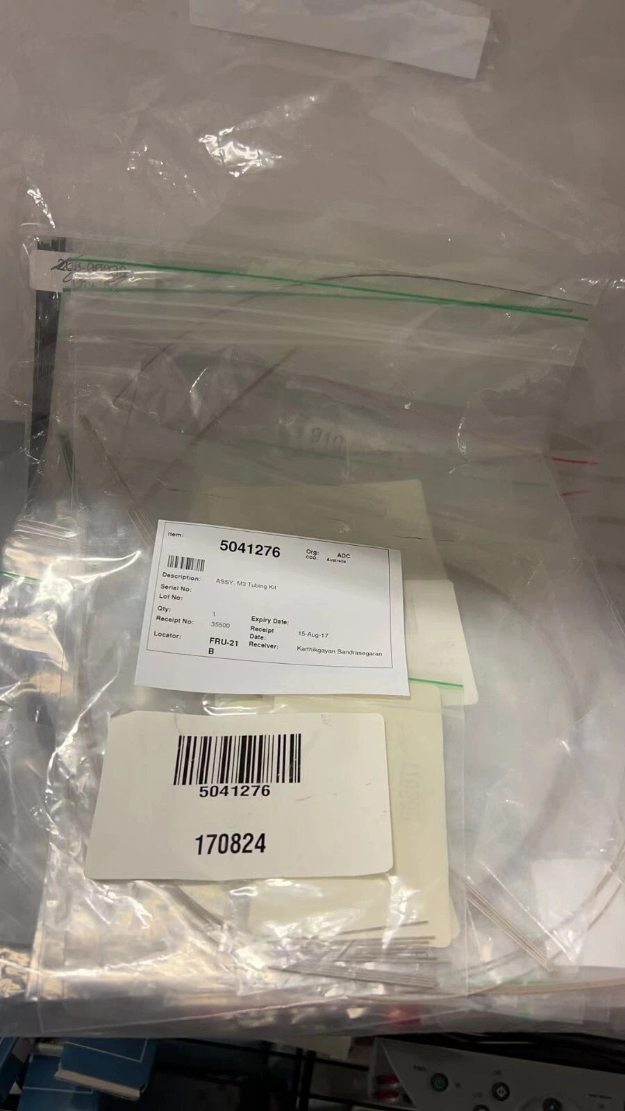 M3 Tubing Kit Assembly - Eksigent Parts, Part Number: 5041276