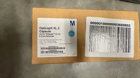 Millipore Filter KGW3A02TT3 XL 2 Nominal 1.0/0.2 μm, 1-1/2 in, 3/pk