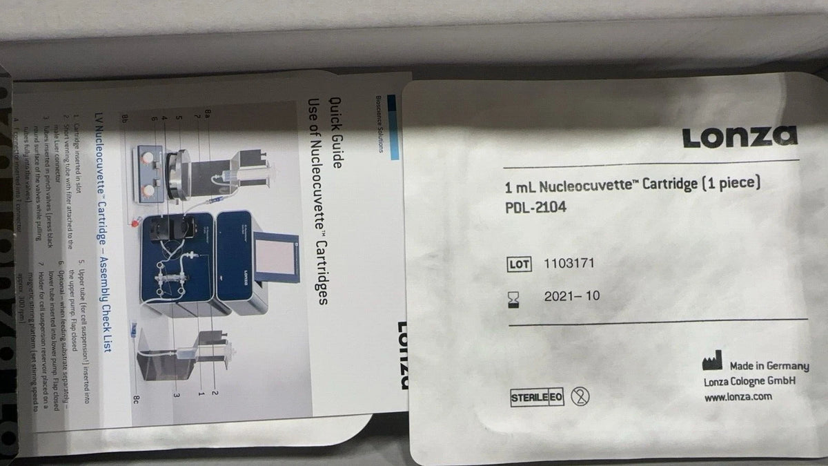 Lonza V4LN-7002 1 mL Nucleocuvette Cartridge Box (2pcs)