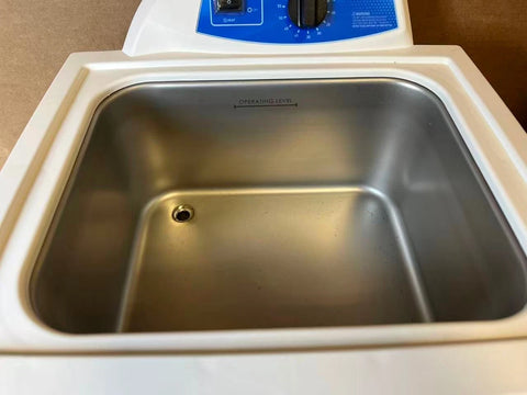 TESTED WORKING Bransonic M5800H Ultrasonic Cleaner Mechanical Timer Heat 2.5Gal