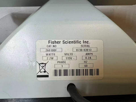 Fisher Scientific 260100F Fixed Speed Nutating Benchtop Laboratory Orbital Mixer