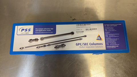 Agilent PSS SUPREMA, Linear-M, 8 x 300 mm, 5 µm. Linear mixed GPC/SEC column