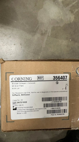 Corning 356407 Clear Collagen I Cellware Multiwell and Assay Plate, 96 Wells
