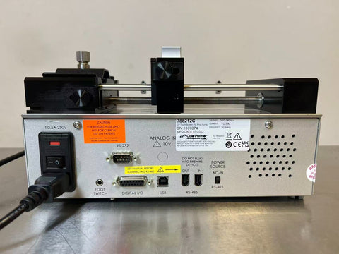 Cole-Parmer 788212C Touch Screen Programmable Syringe Pump 2022 MFG Tested Work