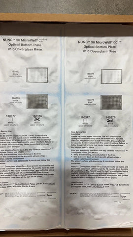 Thermo Scientific 160376, 96 Well Black Plate, Coverglass Bottom, CC2 Surface