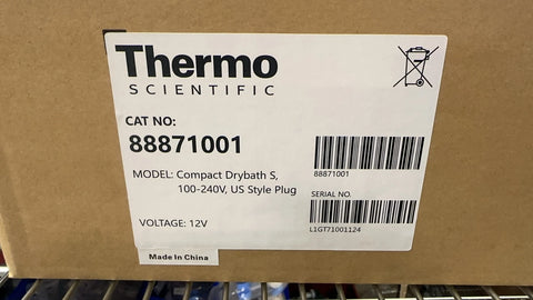 New! Thermo Scientific 88871001 Compact Digital Dry Bath/Block Heater