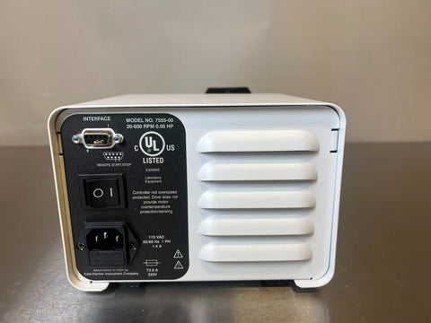 Cole Parmer 7555-00 MasterFlex L/S Peristaltic Pump With 77200-62 Pump Head