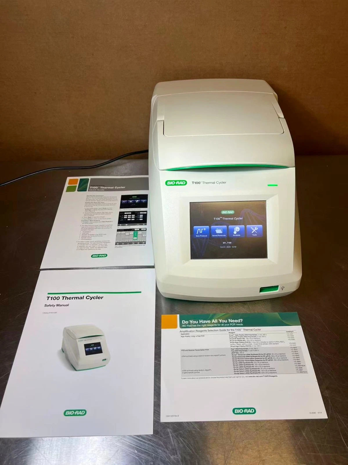 2023 Clean BioRad T100 PCR Thermal Cycler 96 Well Block Fully Tested w/ Warrant (15 hours)