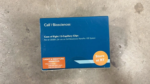 Cell biosciences CBS801 Case of Eight 12-capillary clips for nanopro 100 system