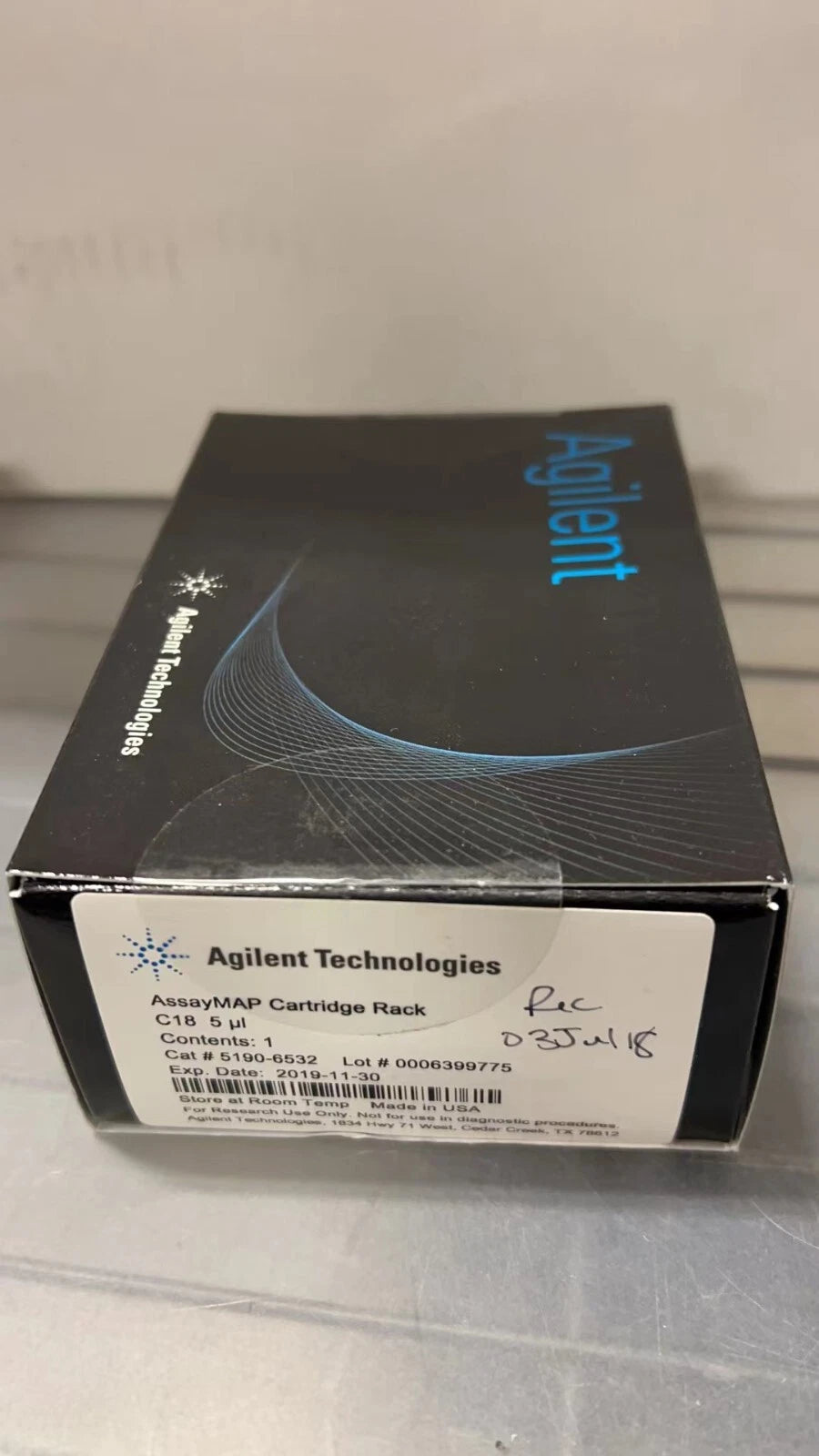 Agilent 5190-6532, AssayMAP 5 µL C18 cartridges rack of 96