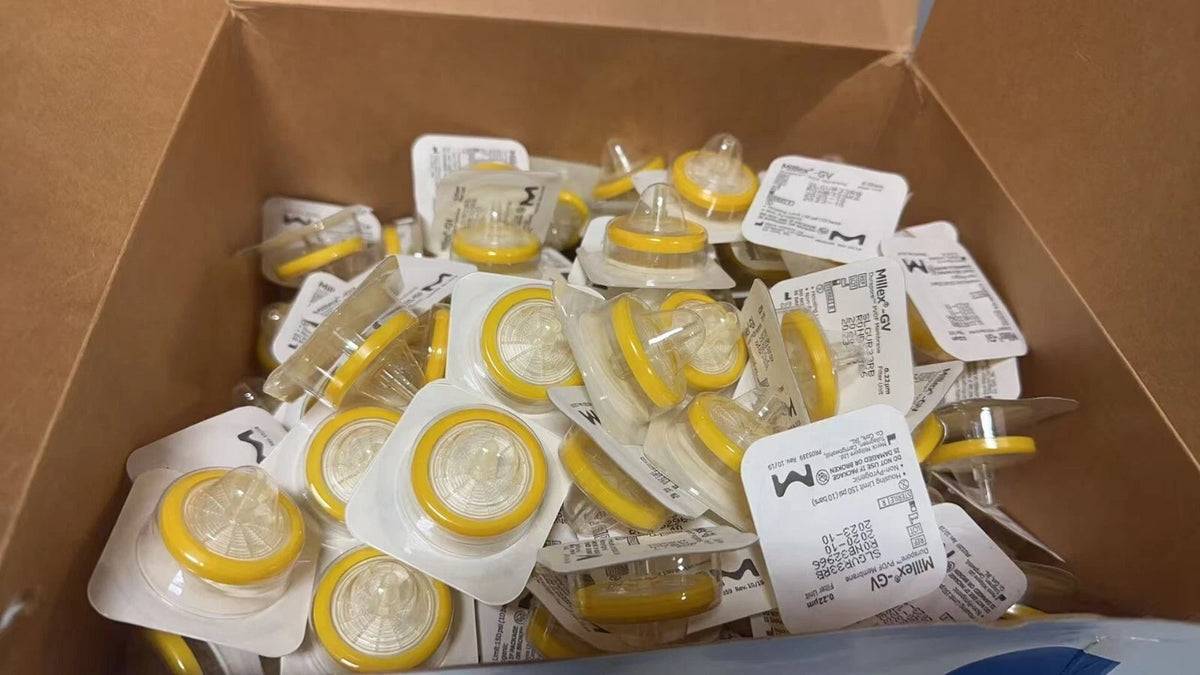 Millipore SLGVR33RB Millex-GV Syringe Filter Unit, 0.22 µm, PVDF, 225/PK