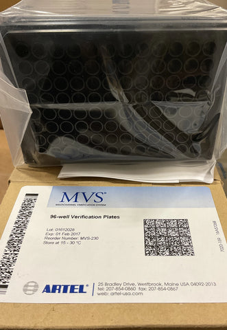 mvs-230 96-well verification plates 25pcs/box