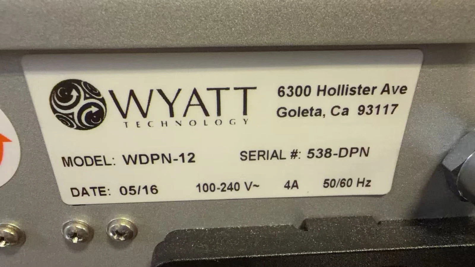 Wyatt Technology DynaPro NanoStar WDPN-12 Nano Particle Detector