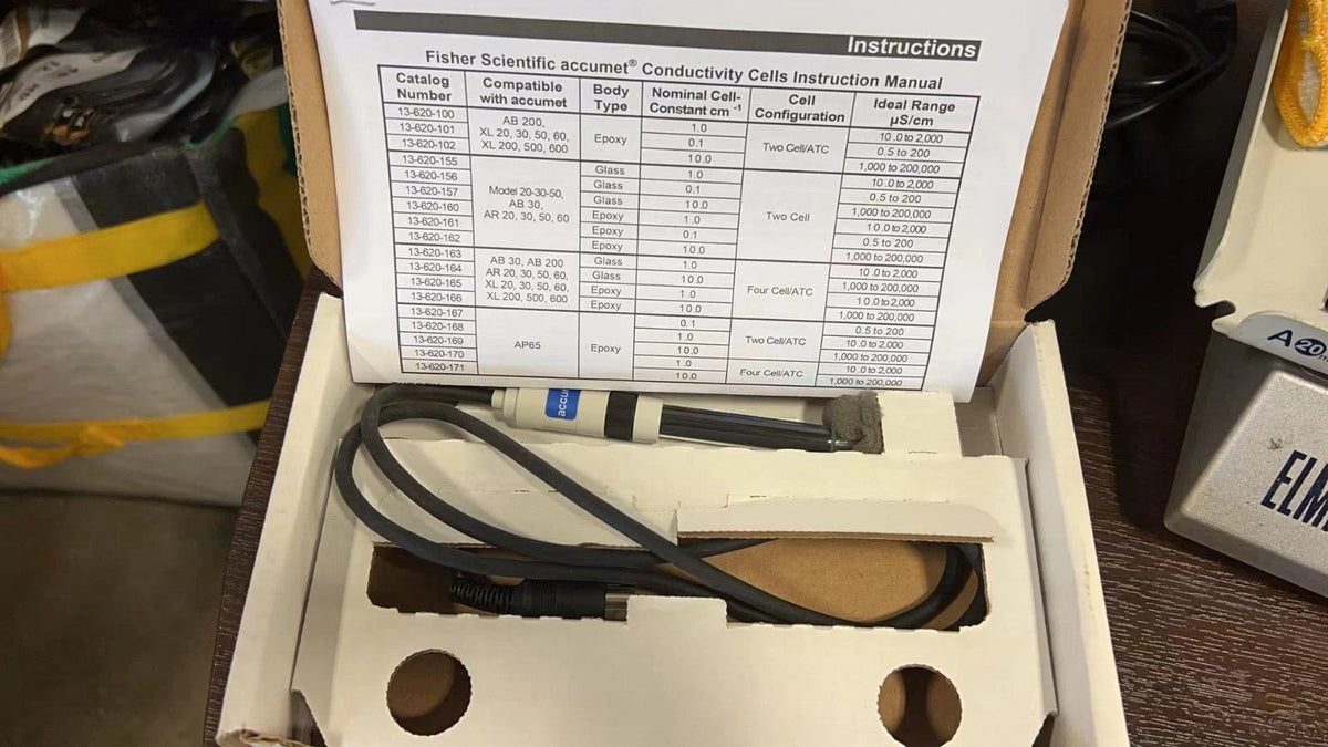 NEW Fisherbrand 13-620-163 Four Cell Conductivity / ATC Probe - 4-Cell