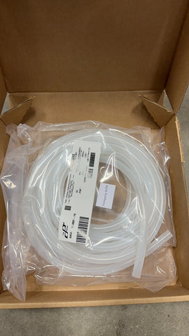 Cole-Parmer, 95802-14, Tubing, Platinum-Cured Silicone, 1/4" ID x 1/2" OD; 25 Ft
