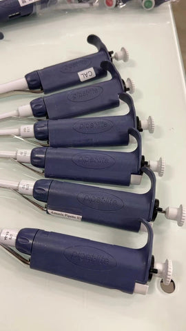 6x Rainin Pipet-Lite LTS Single Pipette Set L1000, L200, L100, L20, L10, L2 ul