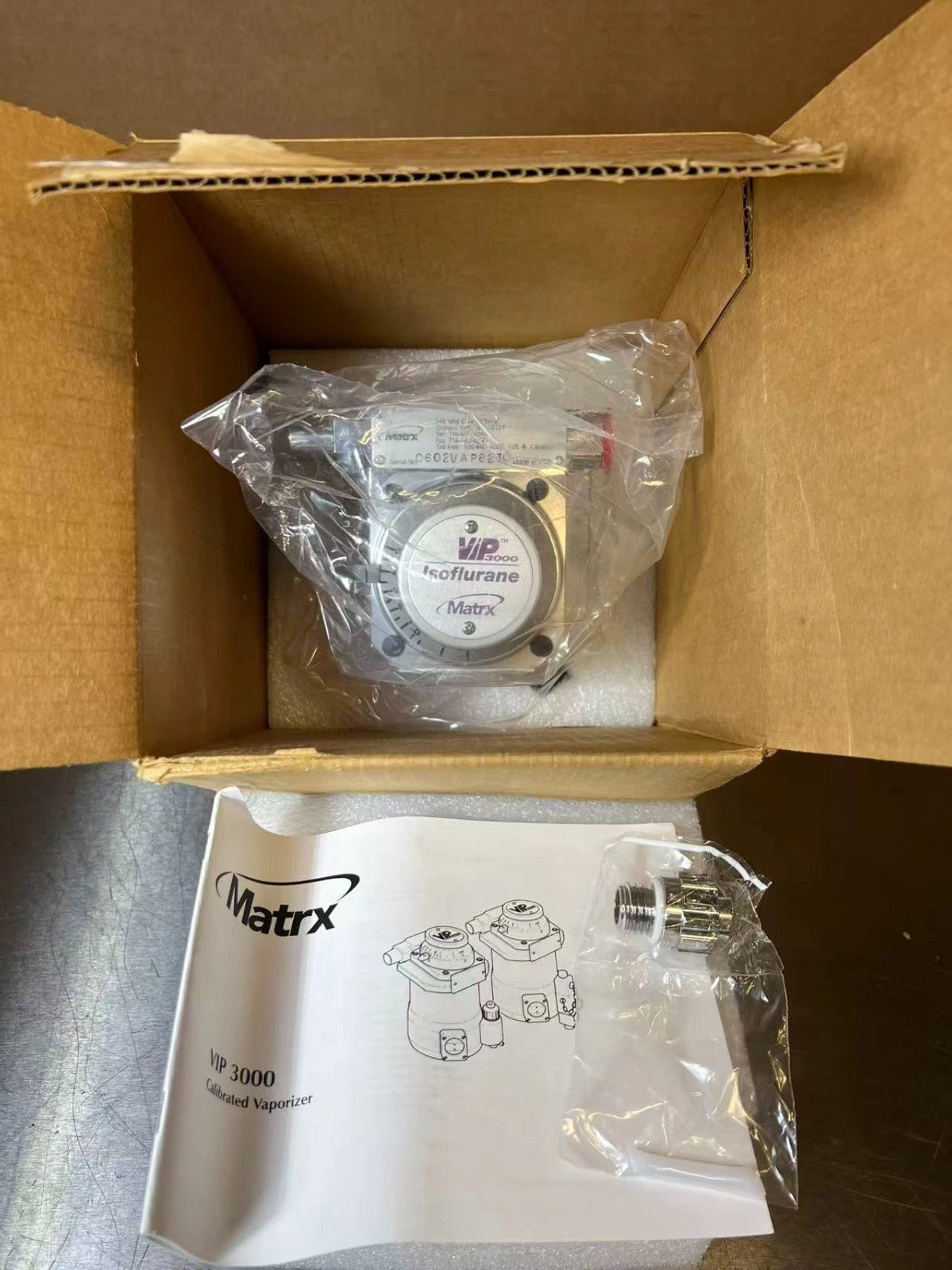 VetEquip 91305430 Isoflurane VIP 3000 Veterinary Vaporize, Well-Fill (Open Box)