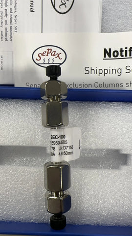Sepax 215950-4605 SEC-1000 5 µm 1000 Å 4.6×50mm HPLC Column