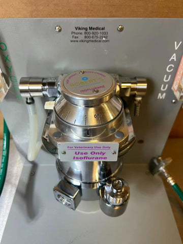 VetEquip TableTop Funnel-Fill Isoflurane Vaporizer Anesthesia System