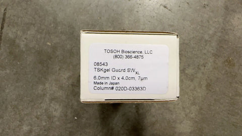 New Sealed ! TOSOH 808543 TSKgel SWXL Type Guard Column 4 cm × 6 mm, 7 μm