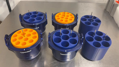 Eppendorf Buckets and Adapters, 4 Swing Buckets, 6 Adapters