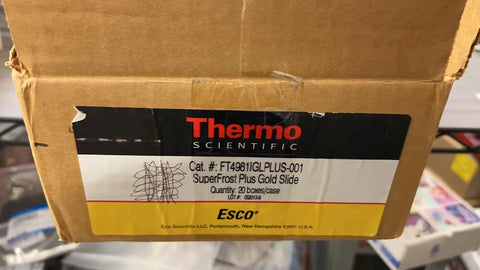 15 boxes of Superfrost Plus Gold Slide, 25 x 75 mm, Thermo Scientific