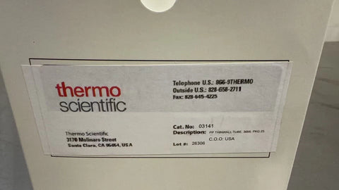 Thermo Scientific 03141 PA Thin Walled Tube 33 ml