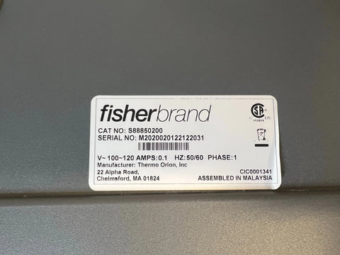 FisherBrand Isotemp 7" Ceramic top Stirrer Cat. No. S88850200 with Base Tray