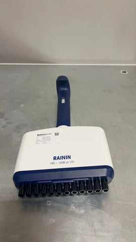 RAININ PIPET-LITE L-1200 XLS 100-1200ul LTS MULTI 12 Channel with WARRANTY