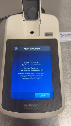 Thermo Invitrogen Qubit 4 DNA RNA Oligo Ion Protein Fluorometer w/warranty