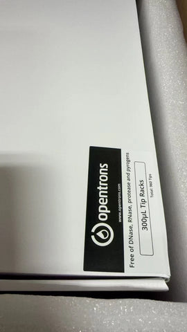 (4800/Cs) OPENTRONS OT-2 300uL Pipet Tips 50x96 Racked 991-00008