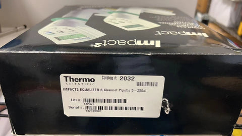 New! Thermo Scientific 2032 Matrix 8-Channel Equalizer electr. Pipette 5-250 µl