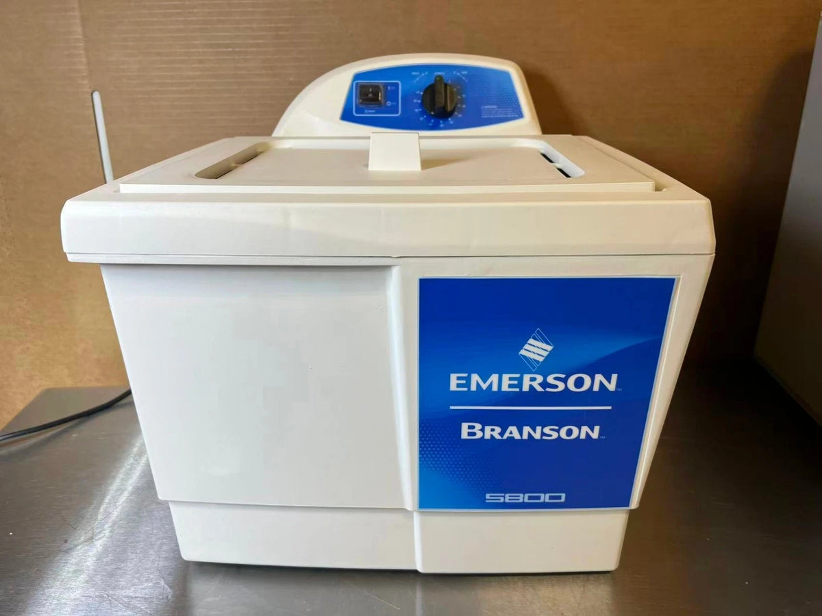 TESTED WORKING Bransonic M5800H Ultrasonic Cleaner Mechanical Timer Heat 2.5Gal