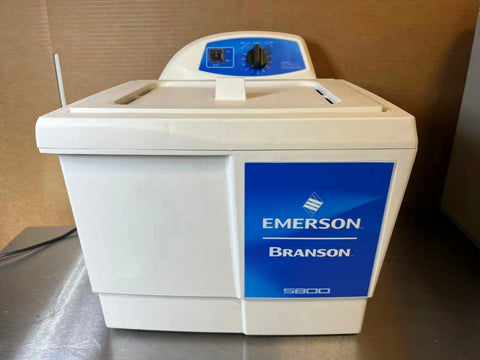 TESTED WORKING Bransonic M5800H Ultrasonic Cleaner Mechanical Timer Heat 2.5Gal