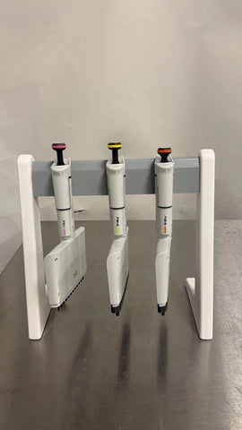 Set of 3 Thermo Scientific F1-ClipTip 12 Channel Pipettes Range 10, 100, 300