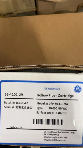 GE Hollow fiber cartridge UFP-30-C-3MA, 30K NMWC, 0.5 mm